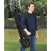 Allnice Canvas Fishing Rod Organizer Bag - Holds 5 Poles & Tackle - Durable Travel Carry Case in Black - Buy Online on GoSupps.com