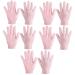 FRCOLOR 5 Pairs Nourishing Care Gloves Dry Hands Lotion Moisturizing Gloves Lotion Gloves Moisturizing Spa Gloves Pedicure Foot Spa Hand Grooming Gloves Women's Sebs Daily Use Hand Gloves