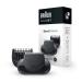 Braun EasyClick Beard Trimmer Attachment For New Generation Series 5 6 and 7 Electric Shaver With Five Different Lengths For Beard Styling Black