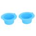 Replacement Wax Warmer Pots - Professional 400ml x2 Silicone Heating Inserts | Heat-Resistant Hair Removal at Home (Blue) - International Shipping - Buy Online on GoSupps.com