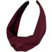 Minkissy Wide Knotted Headband Twist Turban Hairband Solid Cross Turban Hairhoop for Yoga Sport or Daily Wear (Claret) - Buy Online on GoSupps.com