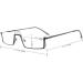 Eyekepper Metal Half Rim Reading Glasses +2.0 - Spring Hinge Black | Quality International Shipping - Buy Online on GoSupps.com