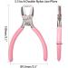 SUNNYCLUE 5.5 Inch Double Nylon Jaw Flat Nose Pliers for DIY Jewelry Making - Pink - Buy Online on GoSupps.com