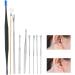 Stainless Steel Ear Wax Picker Kit - 9pcs Spiral Design for 360 Degree Cleaning - Buy Online on GoSupps.com