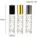 Buy Refillable Glass Roller Bottles for Essential Oils - Silver Caps - Durable & Stylish | Perfect for Aromatherapy & DIY Blends - Buy Online on GoSupps.com
