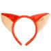 Plush Fox Ear Headband Animal Ears Hairband Cosplay Costume Headband Hair Hoop Headwear Halloween Party Hair Accessories