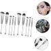 Beavorty Foundation Brush 2 Sets Metal Handle Makeup Brush Eye Shadow Eyeshadow Eyebrow Brush Eye Makeup Brush Concealer Brush Blush Brush Loose Powder Brush Beaded Paint Stainless Steel - Buy Online on GoSupps.com
