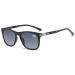 Lanomi bifocal reading glasses with sun protection women men rectangular uv protection gradient gray brown sunglasses with visual strength black frame gray lens 1.5 x