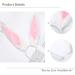 Furry Rabbit Ear Bunny Ears Headband for Women - White | Perfect for Parties, Prom, Cosplay | Cute and Fun Costume Hair Accessory - Buy Online on GoSupps.com
