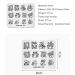 KADS Nail Art Stamping plate Nail Template Nail Art Design Tool Nail DIY Design Image Plate (ZO019) - Buy Online on GoSupps.com
