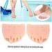 Bunion Corrector with Metatarsal Support & Toe Separator for Hallux Valgus Pain Relief - Includes Silicone Pads, Day/Night Wear, Pedicure & Manicure Tools - Buy Online on GoSupps.com