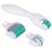 BOWKA Derma Microneedling Roller 3-in-1 Set - 600 (0.30 mm) 180 (0.25 mm) 1200 (0.50 mm) for Face and Body (Green)