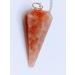 Dowsing Pendulum Healing Crystals Orgonite Crystal Point Scrying Dowser 100% Genuine Gemstone Crystal Pendulum Handcrafted Healing Crystal Gifts Witchcraft Supplies (Sunstone) - Buy Online on GoSupps.com