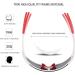 JEPOZRA Polarized Cycling Glasses - 3 Interchangeable Lenses - Sports Sunglasses in White/Red - Buy Online on GoSupps.com