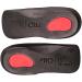 PRO 11 WELLBEING 1 Pair of Ultra Slim Fitting 3/4 Orthotic Insoles with Poron Heel Cushion Plantar Fasciiits Releif (L 9/10.5 UK Pink) L 9/10.5 UK Pink - Buy Online on GoSupps.com