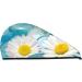 Buy Daisy Flowers Microfiber Hair Towel | Soft Super Absorbent Coral Velvet Wrap for Long Curly & Thick Hair - Buy Online on GoSupps.com