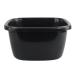 Doryh 18 Quart Plastic Dishpan, Wash Basin Tub for Sink, 1 Pack, Black