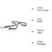 Buy Copcopet Premium Cowhide Dog Leash - Soft Braided Leather 5m x 15mm Made in Germany Durable Chrome Carabiner - Best Dog Accessories Online - Buy Online on GoSupps.com