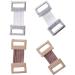 10Pcs Coffee & White Elastic Bandage Clips - Stretch Metal Fixation Clamps Kit for Bandages & Bandaging Supplies - International Shipping Available - Buy Online on GoSupps.com