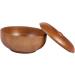 Fomiyes Wooden Shaver Bowl Set - 2 Pcs Razor Shell with Lid for Men's Shaving Cream | Bamboo Shave Cup for Premium Grooming - Buy Online on GoSupps.com