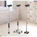 Adult Crutches Medical Crutches Adjustable Elderly Cane with 4 Tube Foot Base Extra Stable Non-Slip Crutches Comfort Handle Crutches Convenient Lucky Star - Buy Online on GoSupps.com