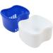 Buy Dental Third Teeth Storage Box - 2 Piece Prosthesis Cup with Filter Basket | Durable Orthodontic Dentures Organizer (White/Blue) - International Shipping Available - Buy Online on GoSupps.com