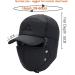 IEasey Men's Winter Trapper Hat - Warm Thermal Fur Bomber Cap with Ear Flap & Face Cover - Buy Online on GoSupps.com