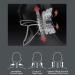 TMXKOOK Sore Throat Adjustable Neck Traction Device - Neck Cloud for Pain Relief & Recovery | International Shipping - Buy Online on GoSupps.com