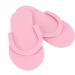 Hotel Disposable Slippers 12 Pairs - Pink Spa Home Breathable Flip-Flops for Travel - 34 * 13 * 8cm - Buy Online on GoSupps.com