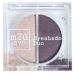 M2U NYC EyeShadow Duo Eye Shadow Set Multiple Shades/Colors Makeup Eyeshadow Palette 2 Colors Per Set (Crown Heights (Champagne | Purple))
