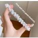 Pearl Hair Ties for All Hair Types - Elastic Beaded Hair Bands with Crown Scrunchies (Single Color A) - Women and Girls Fashion - Buy Online on GoSupps.com
