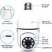 360 Degree PTZ Wireless WiFi Light Socket Camera with Floodlight & Night Vision - 64GB Micro SD Card - 2.4Ghz/5Ghz - White - Buy Online on GoSupps.com