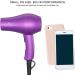 Wazor 1000W Compact Kids Blow Dryer for RV - Ionic Lightweight Hair Dryer with Cool Shot Button and Concentrator - Purple - Buy Online on GoSupps.com