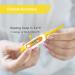Buy Easy Home Digital Oral Thermometer for Adults & Infants | Basal Body Temperature Thermometer with Fever Alarm - EMT-021 Yellow - Buy Online on GoSupps.com