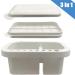 Multifunction Paint Brush Basin with Holder and Palettes - Artist Cleaning Washer for Indoor & Outdoor Painting - Buy Online on GoSupps.com