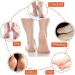DELIBEST Heel Moisture Socks | Gel Heel Sleeves for Soft Feet | Toe-Free Spa Moisturizer & Balm Foot Care - Buy Online on GoSupps.com