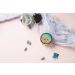 Cute Turtle Round Pill Box - 3 Compartment Portable Travel Medicine Organizer for Vitamins & Tablets - Buy Online on GoSupps.com