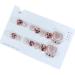 Glossy Toe Nails - Glitter Artificial Toenail | Sparkling Cat's Eye Glossy Fake Toe Nails Fake Toe Nails for Summer for Women Girls - Buy Online on GoSupps.com