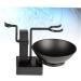 Buy Minkissy Stainless Steel Men's Shaving Set | Razor Holder & Brush Stand with Bowl - International Shipping Available - Buy Online on GoSupps.com
