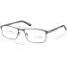 Eyecedar Rectangle Reading Glasses for Men - Stainless Steel Spring Hinges +2.00 - 5 Colors Available - Buy Online on GoSupps.com