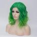 BGHJUE Green Wig Partial Short Curly Hair Wigs