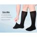 COIYUFUX Extra Wide Bariatric Diabetic Socks - 2 Pairs Black | Ideal for Lymphedema, Swollen Edema, Cast Leg, Calf - Buy Online on GoSupps.com