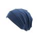 Lurrose Cotton Soft Night Hat Comfy Sleep Cap Slouchy Sleeping Hat Baggy Night Bonnet for Curly Hair for Women Girls ()