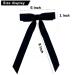 Black Velvet Hair Bows Set - 2 PCS 5 Inch Alligator Clips for Girls, Women, Toddlers - Buy Online on GoSupps.com