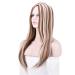 26 Ombre Blonde Long Smooth Heat-Resistant Synthetic Wig for Women - Daily & Party Use + Free Wig Cap - Buy Online on GoSupps.com