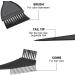 GAOHUI Double-sided Hair Dye Brush Set for DIY and Salon | 2PCS Coloring Comb Tool - Buy Online on GoSupps.com