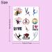 240Pcs Gymnastics Party Favor Temporary Tattoos Stickers | 20 Sheets Gymnastics Birthday Decorations - Buy Online on GoSupps.com