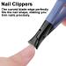 Nail Clippers Professional Nail Trimming Tools Large Fingernail Clippers Suitable for Thick Fingernails and Toenails - Buy Online on GoSupps.com
