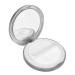Refillable loose powder can empty portable loose powder container made of plastic with puff mirror elastic mesh sieve and spoons of reusable loser powder compact container