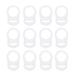 Newwyt 12pcs Soft Silicone Baby Pacifier Clips Holder Silicone Adapter Rings Holder Baby Nipple Rings for MAM Pacifiers Silicone